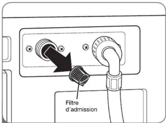 LG WM2688HRMA - Nettoyage des filtres d'admission d'eau - 2