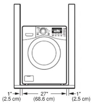 LG WM2688HRMA - CLEARANCES - 2