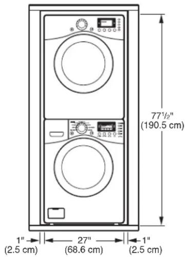 LG WM2688HRMA - INSTALLATIONS WITH OPTIONAL PEDESTAL BASE OR STACKING KIT - 2