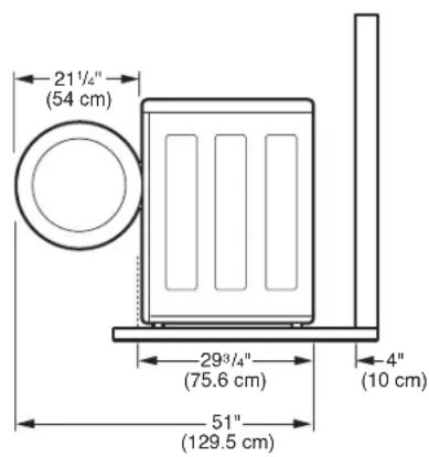 LG WM2688HRMA - CLEARANCES - 1