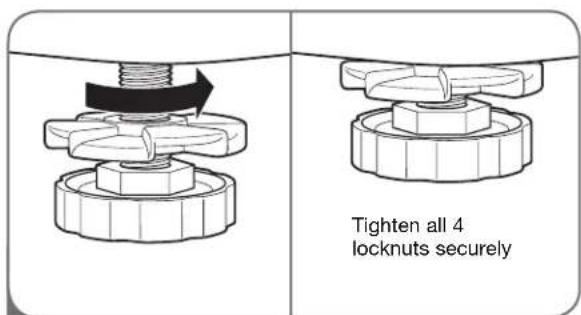LG WM2688HRMA - LEVELING THE WASHER - 3