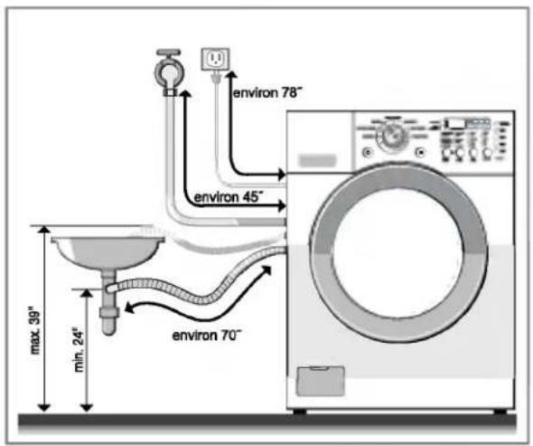 LG WM2077CW - INSTRUCTIONS D'INSTALLATION - 1