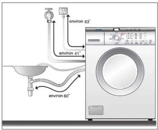 LG WM1814CW - INSTRUCTIONS D'INSTALLATION - 1