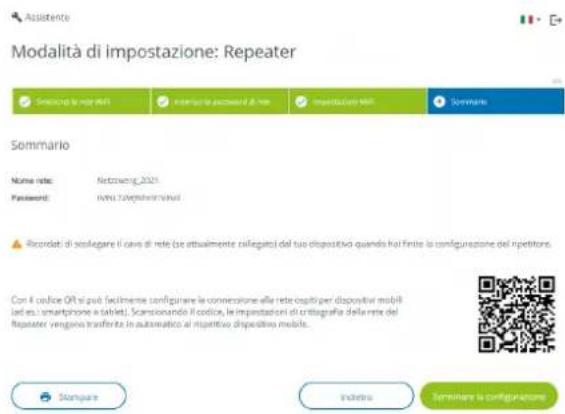Modalità di impostazione: Repeater Sonscizio di ma 2021 Insera la accension il 2021 Impostazione MRL Sommare Sommario Nome rata: Nettoweg 2021 Password: Intra 324987650000000000000000000000000000000000000000000000000000000000000000000000000 ▲ Ricordati di sostegare il cava di rata (se attualmente collegato) del suo dispositivo quando hai finite la configurazione del ripettoro. Con il codice OR si avvi facilitamente configurare la connessione alla reta capitati per dispositivo mobili (led è s'smartphone a tablet). Scorsionando il codice, le impostazioni di crittagrafia della rata del Repeater vengono trasferita in automatico al rispettivo disposizione mobiles. Stompare Industria Terminere la configurazione