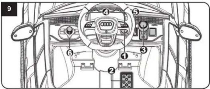 Jamara Ride-on Audi Q8 - Avertissement! - 1