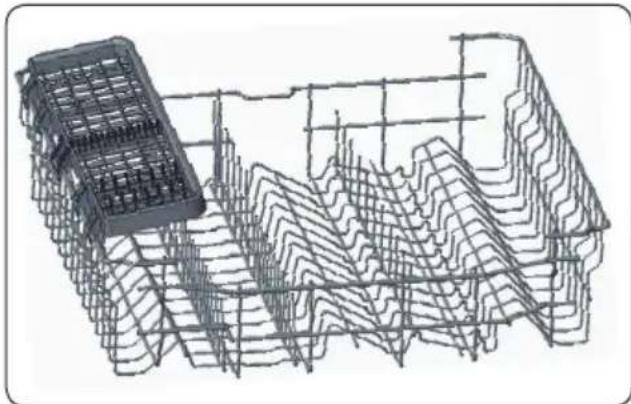 Orima ORC-151-BI - Upper Basket Knife Rack - 1