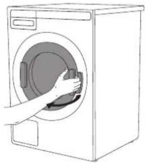 ASKO WMC6863P/1 - ÉTAPE 3 : OUVREZ LE HUBLOT ET CHARGEZ LE LINGE. - 1