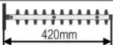ATIKA AMGS 40 - Symbols hedge trimmer - 11