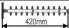 ATIKA AMGS 40 - Symboles taille-haie - 12