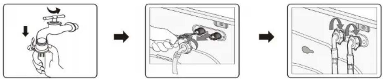 TCL FF0924WA0 - Nettoyage du filtr de la soupape d'admission - 1
