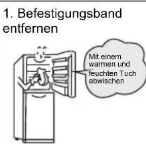 TCL RB305GM3110 - Vorbereitungen vor der Verwendung - 1