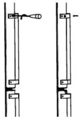 Pure mechanical linkage diagram without any text, numbers, or symbols