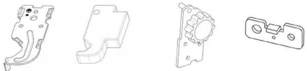 TCL RP318BXF0 - Bedienungsanleitung für reversible Türen (optional) - 1