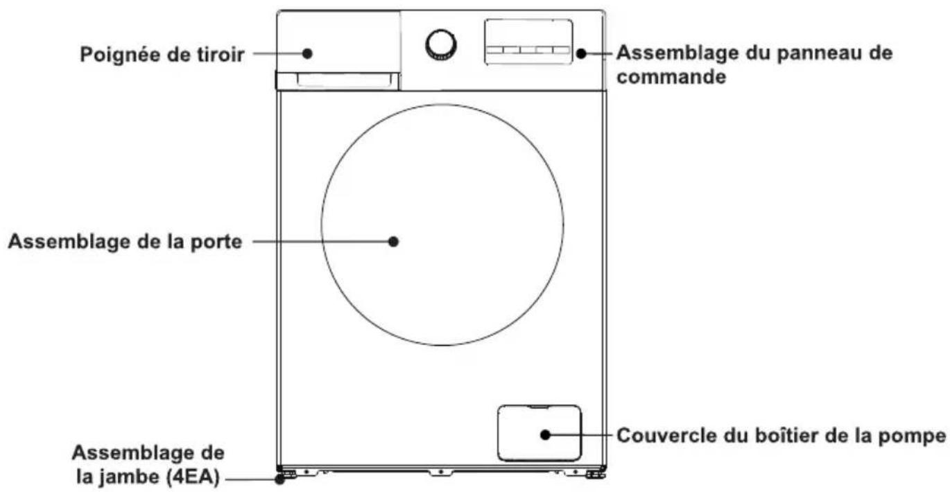 TCL FF0824SA0 - LA MACHINE EST UNIQUEMENT À USAGE DOMESTIQUE - 1