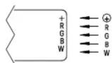 Dals TPK3M-RGBW-WIFI - POLARITY / POLARITÉ - 4