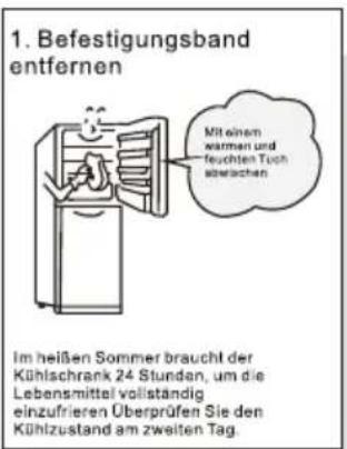 TCL RF318BWF0 - Vorbereitungen vor der Verwendung - 1