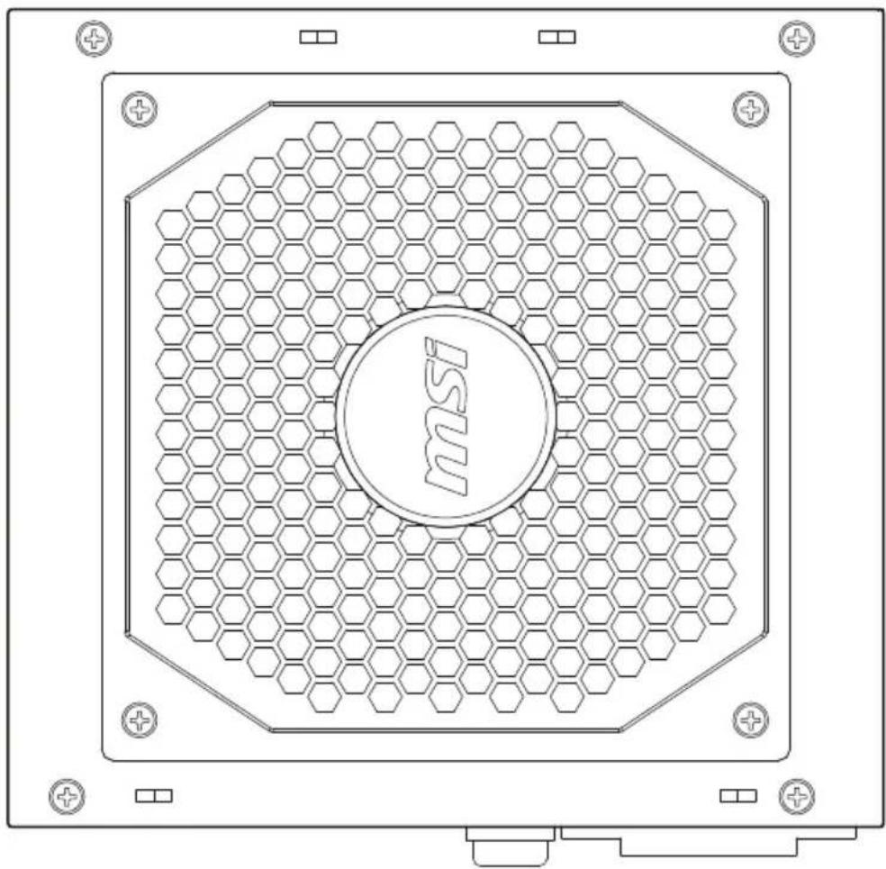MSI MAG A750GL PCIE5 - Dimensions - 1