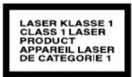 LASER KLASSE 1 CLASS 1 LASER PRODUCT APPAREIL LASER DE CATEGORIE 1