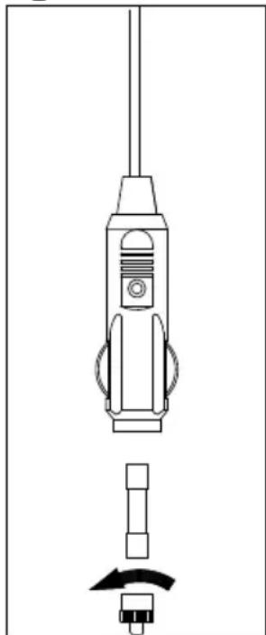 MEDION MD 10735 - Sostituzione del fusibile nello spinotto universale da 12 V per presa accendisigari - 1