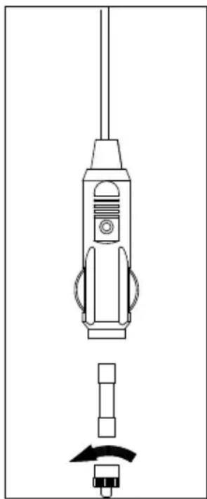 MEDION MD 10735 - Remplacement du fusible de sécurité du connecteur universel 12 V - 1