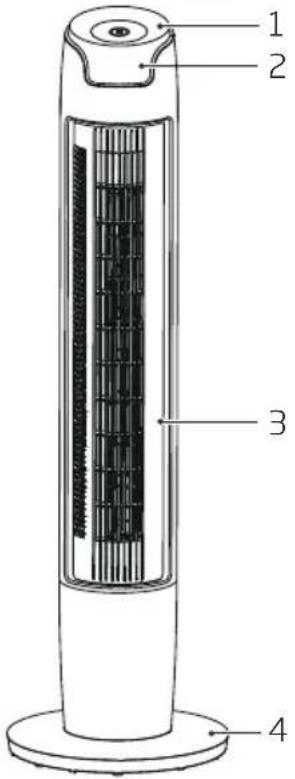 BEKO EFW7000WN - Schéma des composants - 1