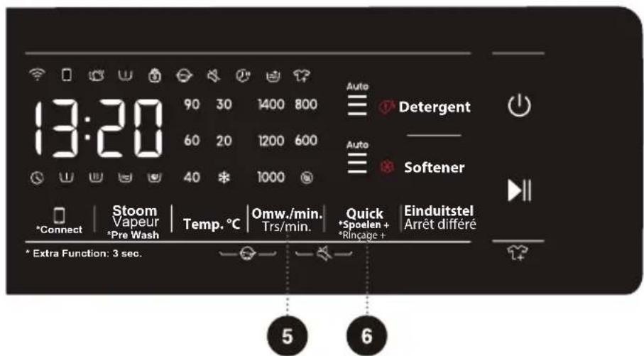 HISENSE WF5S1045BW - Temp. ^ C (TEMPÉRATURE DE LAVAGE) - 1