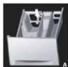 HISENSE W914KVVM - N'utilise pas de liquides inflammables pour nettoyer l'appareil. Compartment à lessive - 1