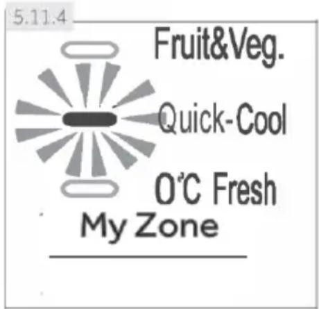 5.11.4 Fruit&Veg. Quick-Cool O°C Fresh My Zone