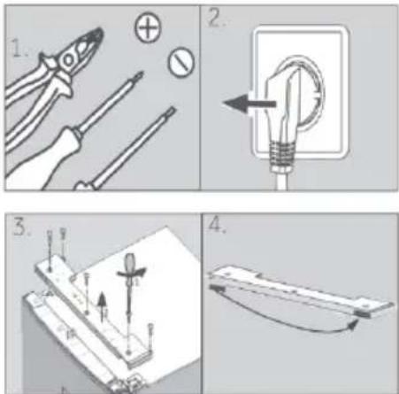 HAIER HTW7720DNMP - Montage stappen (Afb. 10.9): - 1