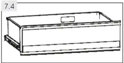 HAIER HTW7720DNMP - Balconnets réfrigérateur - 1