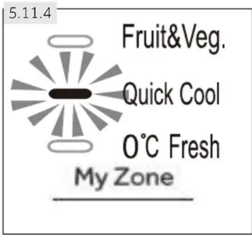 5.11.4 Fruit&Veg. Quick Cool O°C Fresh My Zone