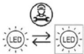 graph LR A["LED"] <--> B["LED"]