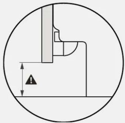 Technical diagram showing a mechanical assembly with a circular boundary and a vertical dimension labeled 'A' (no text or symbols beyond the label)