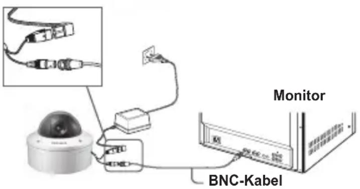 SAMSUNG SCC-B5395H - Kabelanschluss und Einstellungenänderungen - 1