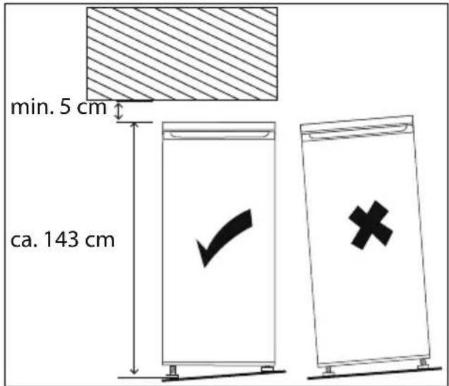 MEDION MD 37298 - Posizionamento dell'apparecchio - 2