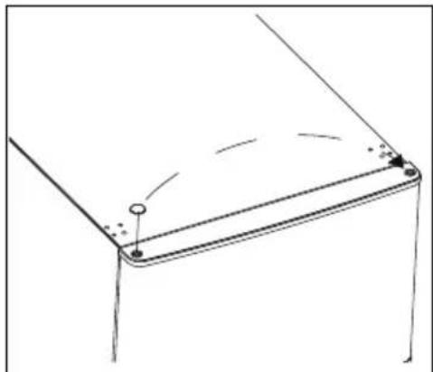 MEDION MD 37298 - Inversion de la charnière de porte - 4