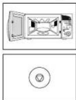 SAMSUNG CE287DN - You can stop cooking at any time to check the food. - 1