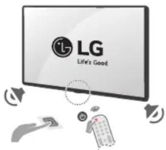 LG OLED48C36LA - Turning on the TV - 1