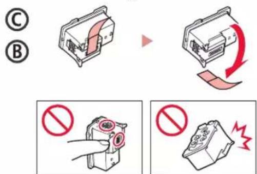 CANON Pixma G2430 - Instalar los cabezales de impresión - 4