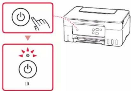 CANON Pixma G2430 - Turning on the Printer - 2