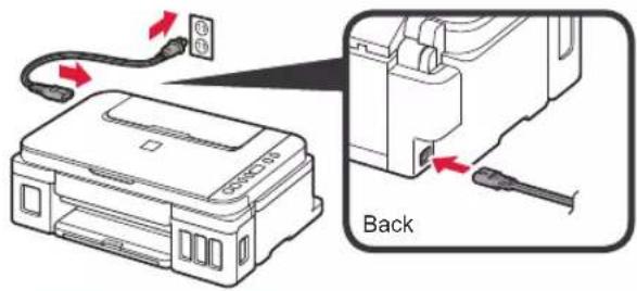 CANON PIXMA G2410 - Turning on Printer - 3