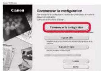 CANON PIXMA G2410 - Cliquez sur Commencer la configuration. - 1