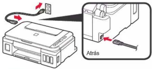 CANON PIXMA G2410 - Encender la impresora - 3