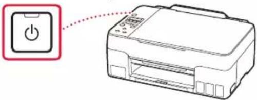 CANON Pixma G3420 - Натисніть кнопку УВІМК. (ОН). - 1