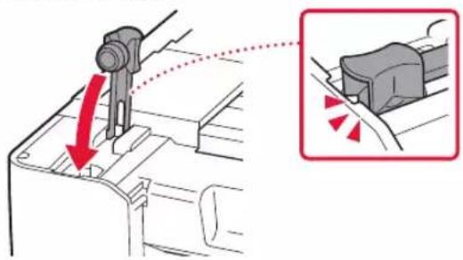 CANON Pixma G3420 - Replacez le capuchon de cartouche correctement. - 1