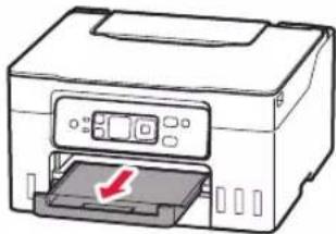 CANON MAXIFY GX3040 - Retire a bandeja de saida do papel. - 1