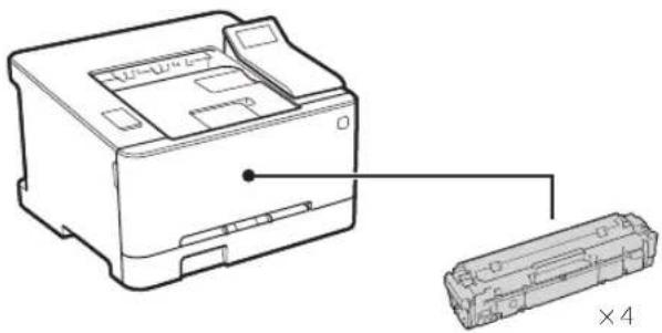 CANON i-SENSYS LBP633Cdw - Kontrol af de inkluderede dele - 1