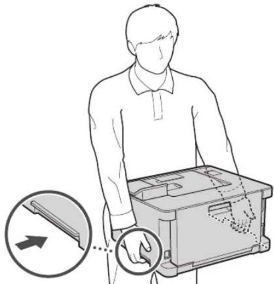 CANON i-SENSYS LBP633Cdw - Odstránenie obalového materiálu - 1