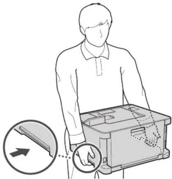 CANON i-SENSYS LBP633Cdw - Remover o material de embalagem - 1