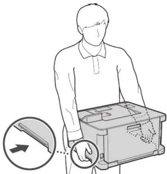 CANON i-SENSYS LBP633Cdw - Retrait du matériel d'emballage - 1